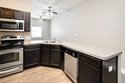 Studio Kitchen at Tamarin Ridge in Lincoln, NE