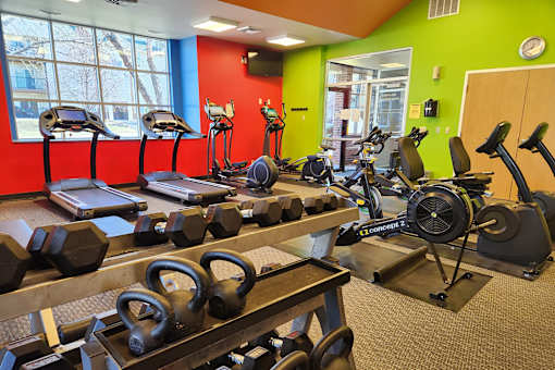 Fitness Center at The Pointe in La Vista, NE