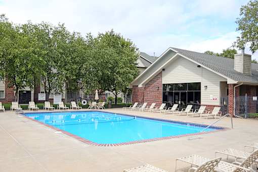Three outdoor pools at The Pointe in La Vista, NE