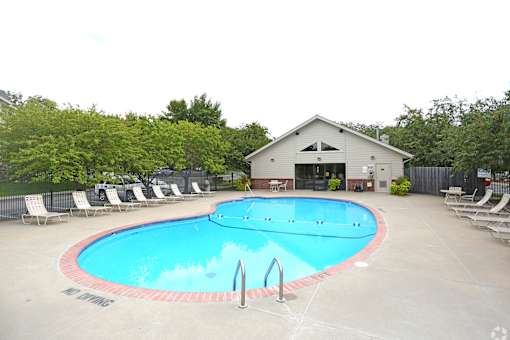 Three outdoor pools at The Pointe in La Vista, NE