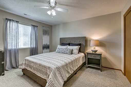 One two and three-bedroom apartment homes featuring amenities like three pools, fitness center, basketball court and much more at The Pointe in La Vista, NE