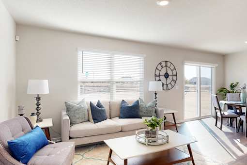 Living Room - Dawson Floor Plan at The Trails in Elkhorn, NE