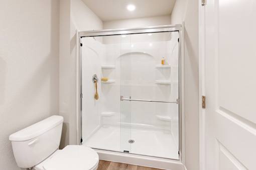 Model Bathroom - Four and Five-Bedroom Floor Plans at The Trails in Elkhorn, NE