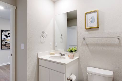 Model Bathroom - Four and Five-Bedroom Floor Plans at The Trails in Elkhorn, NE