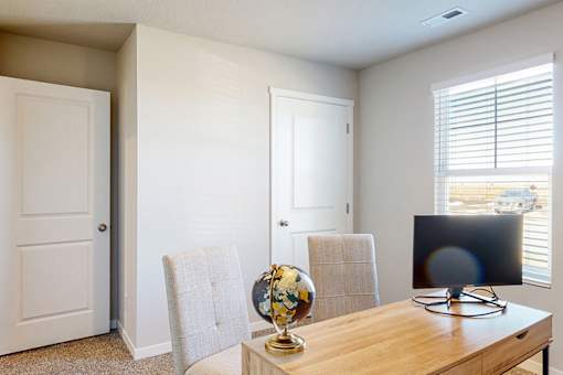 Model Bedroom - Four and Five-Bedroom Floor Plans at The Trails in Elkhorn, NE