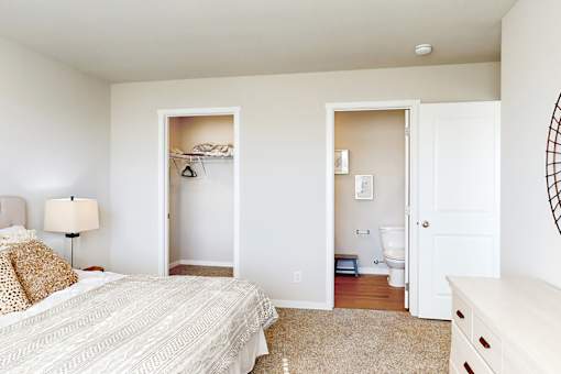 Model Bedroom - Four and Five-Bedroom Floor Plans at The Trails in Elkhorn, NE