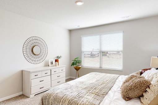 Model Bedroom - Four and Five-Bedroom Floor Plans at The Trails in Elkhorn, NE