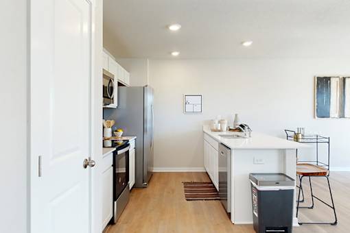 Model Kitchen - Four and Five-Bedroom Floor Plans at The Trails in Elkhorn, NE