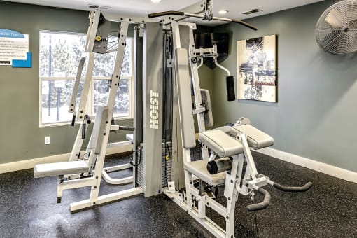 Gym at The Vue Apartments, Bellevue, NE 68123