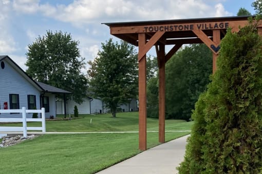 One and two bedroom single-story garden homes at Touchstone Village in Bentonville, AR