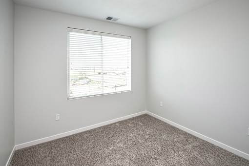 Studio, one two and three bedroom apartments and townhomes featuring open concept floor plans, dens, large windows, stainless steel appliances, quartz countertops, eat-in kitchens, pantries, LVT flooring and much more at The Trails at North Streams in Omaha, NE