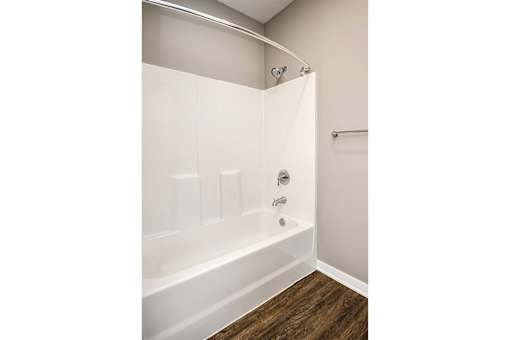 Studio, one two and three bedroom apartment homes featuring stainless steel appliances, luxury wood-style plank flooring, and in-unit washer and dryer in VUE 156 in Omaha, NE