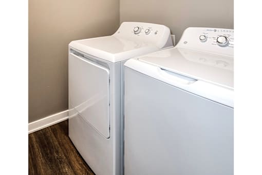 Studio, one two and three bedroom apartment homes featuring stainless steel appliances, luxury wood-style plank flooring, and in-unit washer and dryer in VUE 156 in Omaha, NE