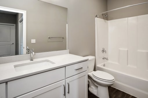 Studio, one two and three bedroom apartment homes featuring stainless steel appliances, luxury wood-style plank flooring, and in-unit washer and dryer in VUE 156 in Omaha, NE