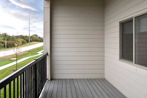 Balcony at Vue 178 in Omaha, NE