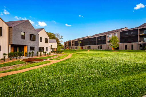 Experience urban agrihood living at our one, two or three bedroom apartments and townhomes featuring amazing apartment and community amenities at Red Barn in Bentonville, AR
