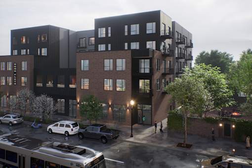 Modern studio, one- and two-bedroom apartment homes featuring