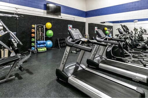 24-hour fitness center at Southwest Gables Apartments, Omaha NE
