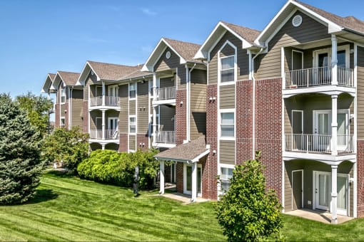 Elegant Exterior View Of Property at The Vue Apartments, Nebraska