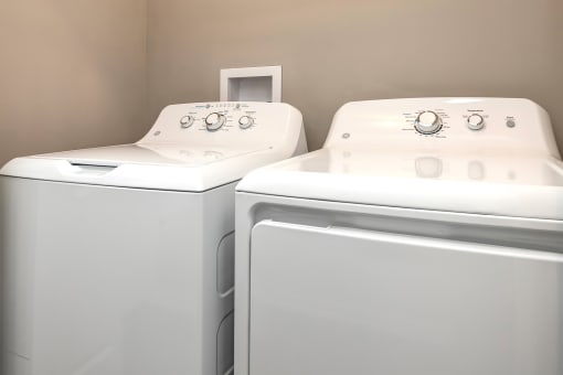 Washer and dryer at LIV 156 Apartments in Omaha, NE