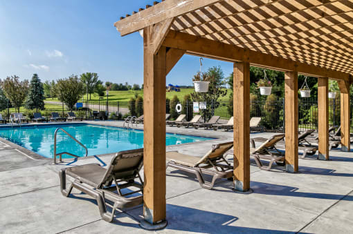Expansive Pool at The Vue Apartments, Bellevue, 68123