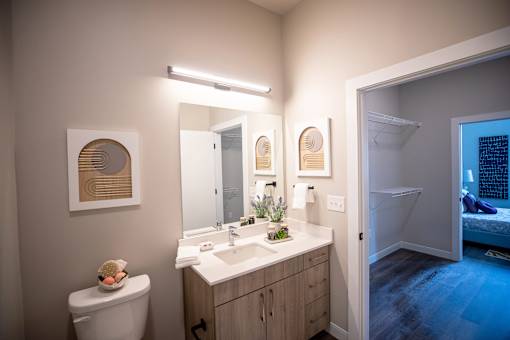 Bathroom at 1010 Apartments, Pennsylvania, 18101