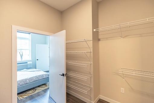 Walk In Closet at 1010 Apartments, Allentown