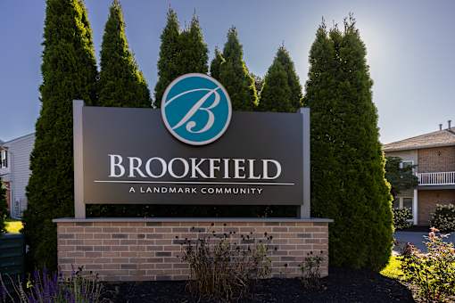 Property Signage at Brookfield Apartments, Macungie