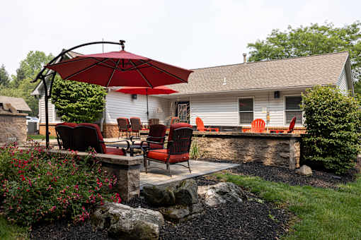 Outdoor Patio at Pointe North Apartments, Bethlehem, PA, 18017