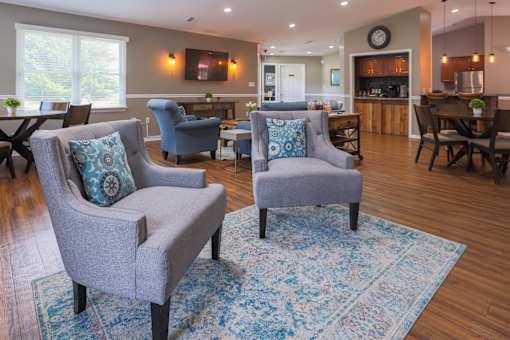 Community Room at Pointe North Apartments, Pennsylvania