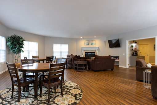Large Clubhouse With Ample Sitting at Saucon View Apartments, Bethlehem, PA, 18015