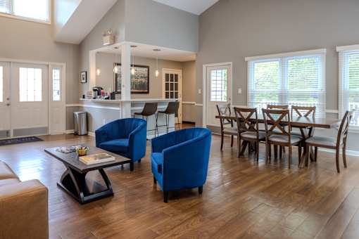 Community Clubroom at Meadows Apartments, Emmaus