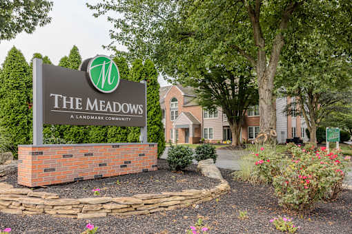 Property Signage at Meadows Apartments, Pennsylvania