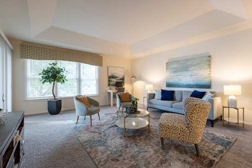 Modern Living Area at Meadows Apartments, Emmaus