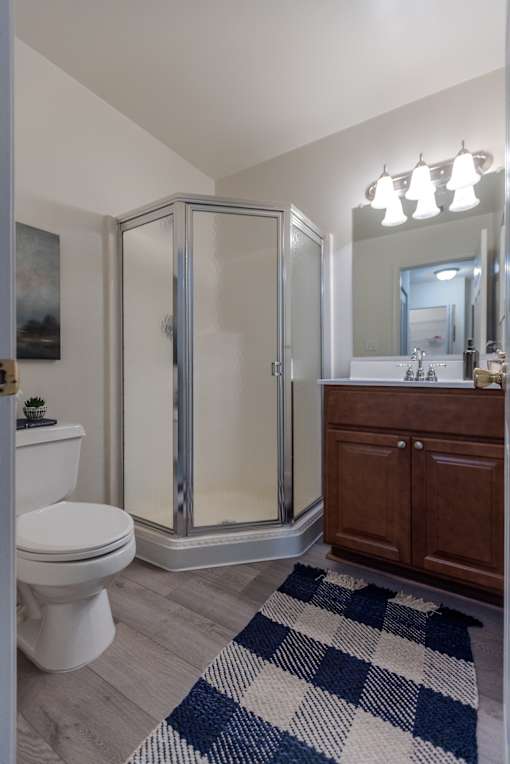 Luxurious Bathroom at Meadows Apartments, Pennsylvania, 18049