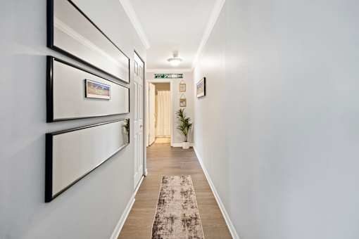 Hallway  at Abbott Pointe Apartments in East Lansing, MI near Michigan State University
