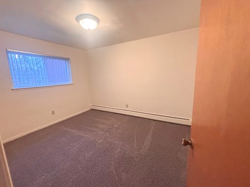 Lansing Apartments bedroom with carpet