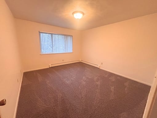 Lansing Apartments bedroom with carpet