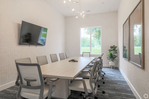 Conference room Exterior at apartments in Traverse City | Bayview of Traverse City