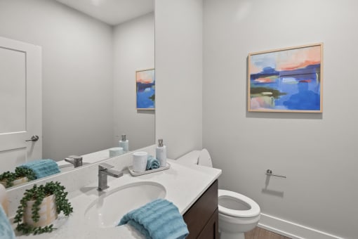 Bathroom in apartments in Traverse City | Bayview of Traverse City