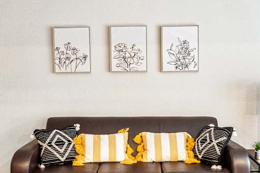 Spacious Living room in East Lansing Apartments near Michigan State University | Beechwood