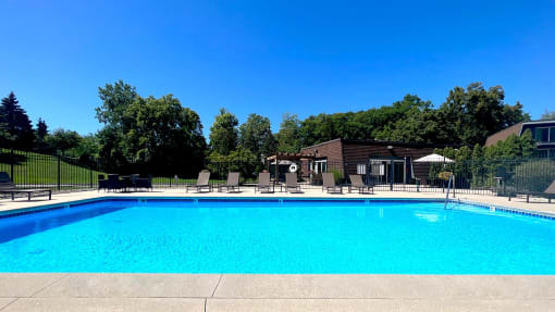 Swimming pool at Briarlane Apartments in Grand Rapids, MI