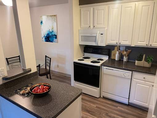 Spacious Kitchen in East Lansing Apartments near Michigan State University | Delta Arms