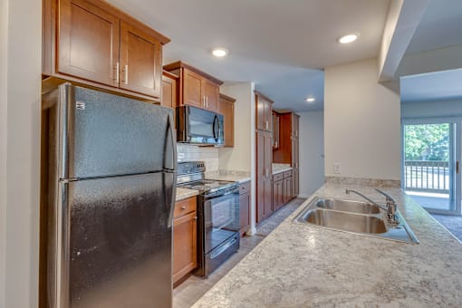 Kitchen in East Lansing Apartment near MSU | Delta Arms Apartments