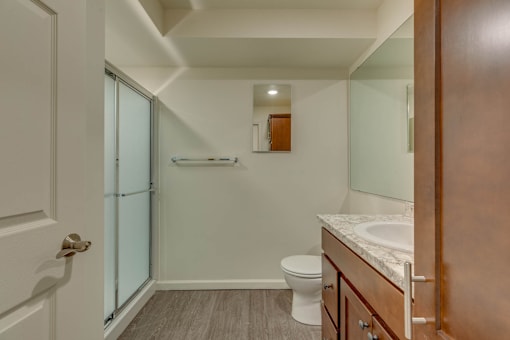 Bathroom in East Lansing Apartment near MSU | Delta Arms Apartments