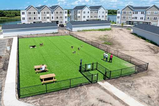 Dog park at Hudsonville, MI Apartments and Townehomes | Elmwood Lake Apartments in Hudsonville MI