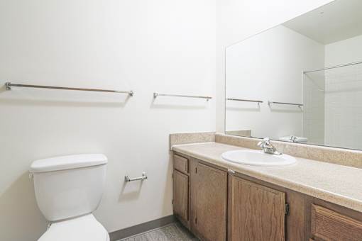 Bathroom at Muskegon Apartments | Lake Forest Apartments in Muskegon, MI