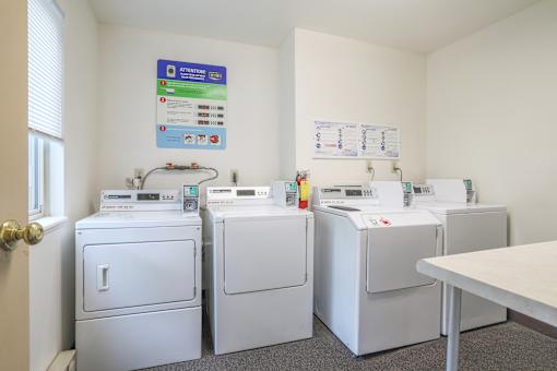 Laundry room at Muskegon Apartments | Lake Forest Apartments in Muskegon, MI