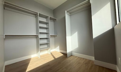 Large walk-in closet at Royal Oaks Apartments | Main Living Apartments in Royal Oak, MI