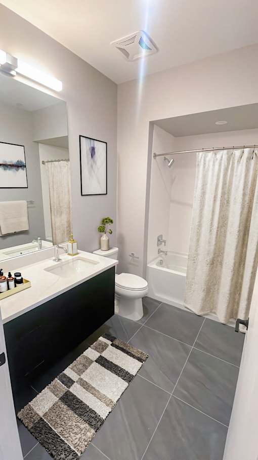 Bathroom at Royal Oak Apartments  |  Main Living Apartments in Royal Oak, MI